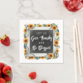 Herfst Zonnebloemen Zonnebloemen Zonnebloem Blesse Servet (Insitu)