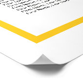 Herfst - Zonnebloempitje voor landbruiloft Poster (Hoek)