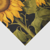 Herfst Zonnebloemvelden Vlinder Decoupage Tissuepapier (Detail)