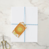Herfst Zonneschijn Autumn Verjaardagsfeest Cadeaulabel (Met Touw)