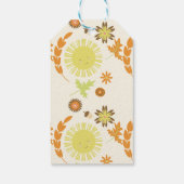 Herfst Zonneschijn Autumn Verjaardagsfeest Cadeaulabel (Achterkant)