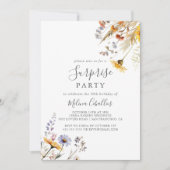 Herfst Zonneschijn Elegant Wildflower Surprise Par Kaart (Voorkant)