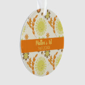Herfst Zonneschijn Verjaardagsfeestje Ornament (voorkant)