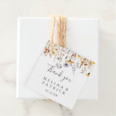 Herfst Zonneschijn Wildflower Huwelijksgunst Label (In situ)