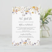 Herfst Zonneschijn Wildflower We doen nog steeds g Kaart (Staand voorkant)