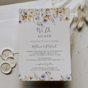 Herfst Zonneschijn Wildflower We doen opnieuw Gelo Kaart