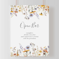 Herfst Zonneschijn Wildflower Wedding Open Bar