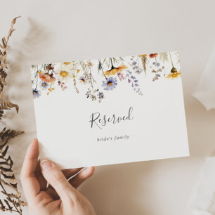 Herfst Zonneschijn Wildflower Wedding Reserved Sig