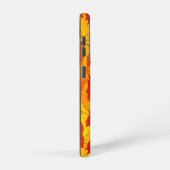 Herfst zonnig glanzend blad design samsung galaxy hoesje (Rechterkant)