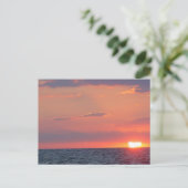 Herfst zonsondergang bij Sunset Beach, Cape May, N Briefkaart (Staand voorkant)