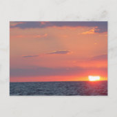 Herfst zonsondergang bij Sunset Beach, Cape May, N Briefkaart (Voorkant)