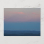 Herfst zonsondergang in de Blue Ridge Mountains Briefkaart (Voorkant)