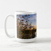 Herfst zonsondergang koffiemok (Links)