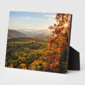 Herfst Zonsondergang | North Carolina Fotoplaat (Zijkant)