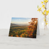 Herfst Zonsondergang | North Carolina Kaart (Gele Bloem)
