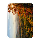 Herfst Zonsondergang | North Carolina Magneet (Verticaal)