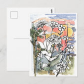 Herfst Zonsondergang Zomer Tuin Desert Briefkaart (Voorkant / Achterkant)