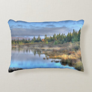 Herfst zonsopgang bij Moosehead Lake Maine Decoratief Kussen