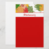 Herfst zwaait binnen briefpapier (Voorkant / Achterkant)