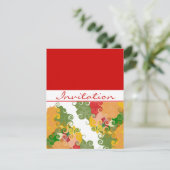 Herfst zwaait binnen kaart (Staand voorkant)