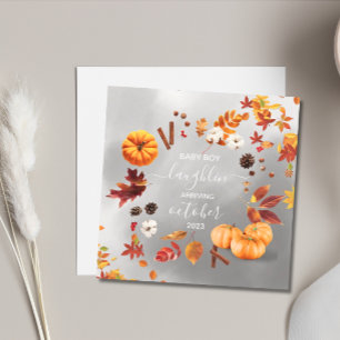 Herfst Zwangerschap Kaart