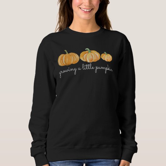 Herfst Zwangerschapsaankondiging sweatshirt (Voorkant)