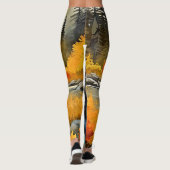 Herfst Zwarte Beer Leggings (Achterkant)