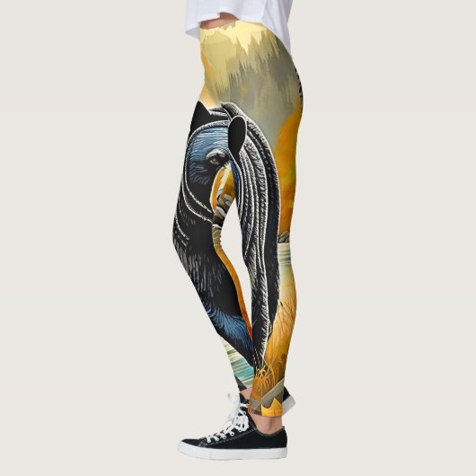Herfst Zwarte Beer Leggings (Links)
