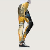 Herfst Zwarte Beer Leggings (Rechts)