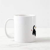 Herfst Zwarte Kat Silhouetten Koffiemok (Links)