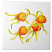 Herfstaankomst op een keramische tegel (R) Tegeltje (Voorkant)