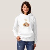 Herfstallelujah pompoen kruid hoodie (Voorkant volledig)