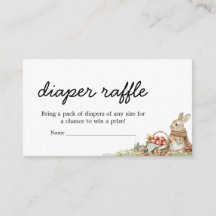 Herfstappel van onze ogen Baby Shower Luiers Raffl
