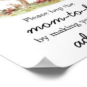 Herfstappel van onze ogen Envelope Station Bord Poster (Hoek)