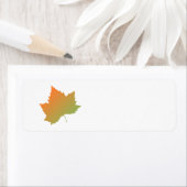 herfstappelblad etiket (Insitu)