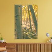 Herfstaspenen Canvas Afdruk (Insitu (Woonkamer))