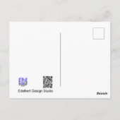 Herfstaster Kaart. Beterschap Ansichtkaart Briefkaart (Achterkant)