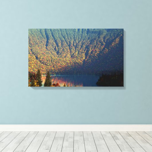 herfstbaai canvas afdruk (Insitu (Houten vloer))