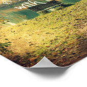 Herfstbank met Bijbelverse gebeden Poster (Hoek)