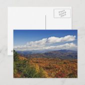 Herfstbeeld van de Zuidelijke Appalachen Briefkaart (Voorkant / Achterkant)