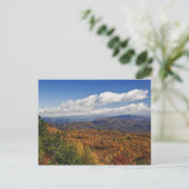 Herfstbeeld van de Zuidelijke Appalachen Briefkaart (Staand voorkant)