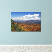 Herfstbeeld van de Zuidelijke Appalachen Canvas Afdruk (Insitu (Houten vloer))