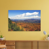 Herfstbeeld van de Zuidelijke Appalachen Canvas Afdruk (Insitu (Woonkamer))