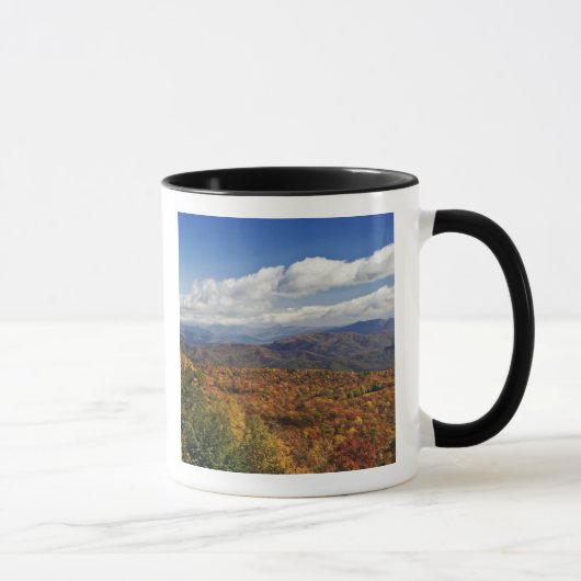 Herfstbeeld van de Zuidelijke Appalachen Mok (Rechts)
