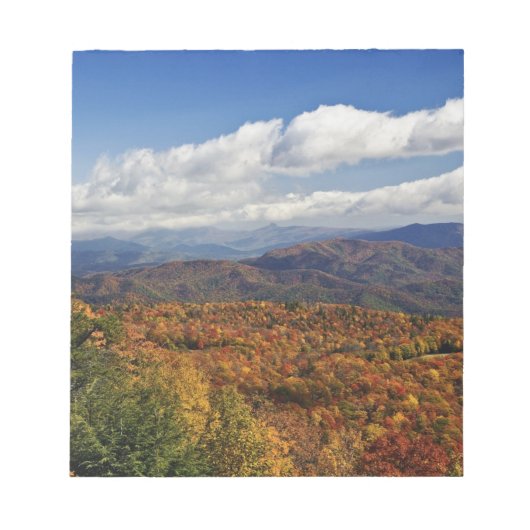 Herfstbeeld van de Zuidelijke Appalachen Notitieblok (Voorkant)