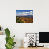 Herfstbeeld van de Zuidelijke Appalachen Poster (Thuiskantoor)