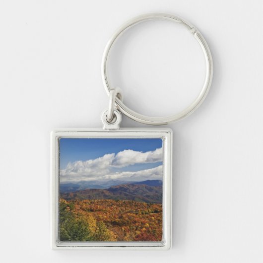 Herfstbeeld van de Zuidelijke Appalachen Sleutelhanger (Voorkant)
