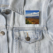 Herfstbeeld van de Zuidelijke Appalachen Vierkante Button 5,1 Cm (In situ)