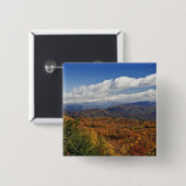 Herfstbeeld van de Zuidelijke Appalachen Vierkante Button 5,1 Cm (Voorkant /achterkant)