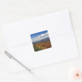 Herfstbeeld van de Zuidelijke Appalachen Vierkante Sticker (Envelop)